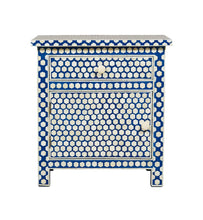 Load image into Gallery viewer, Laila Bone Inlay Bed Side Table

