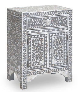 Gabrielle Mother of Pearl Bed Side Table