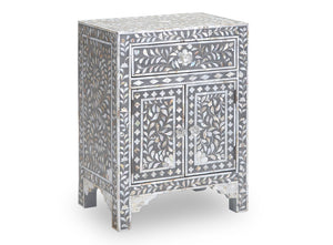 Gabrielle Mother of Pearl Bed Side Table