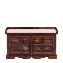 Load image into Gallery viewer, Danielle_Solid Wood Shoe Rack_Shoe Cabinet with Seat
