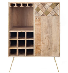 Christopher_Wooden Bar Cabinet_Wine Cabinet