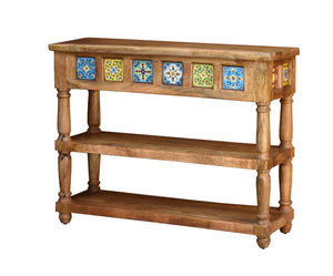 Emilia Hand Crafted Tile Console Table_110 cm