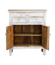 Load image into Gallery viewer, Josie Hand Carved Wooden Chest_Cabinet_Sideboard_ 90 cm Length
