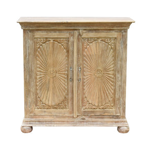 Rainne_Cupboard_2 Door Cabinet_Dresser_ 95 cm Length