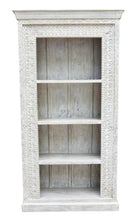 Load image into Gallery viewer, Riley_Indian Hand Carved Wooden Bookshelf
