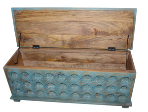Hannah_Solid Indian Wood Coffee Table_Storage Trunk_120 cm