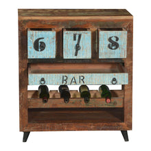 Load image into Gallery viewer, Tanner_Reclaimed Wood Wine Cabinet_ Bar Cabinet
