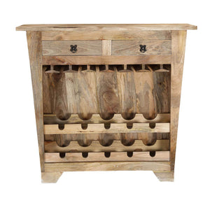 Ben_ Solid Wood Bar Cabinet_Wine Cabinet