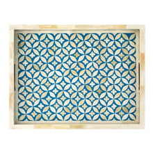 Load image into Gallery viewer, Louis Bone Inlay floral Pattern Tray_ 45 x 30 cm
