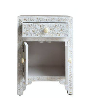 Load image into Gallery viewer, Sivi Mother of Pearl Inlay Bedside Table
