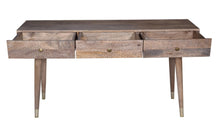 Load image into Gallery viewer, Naomi_Solid Indian Wood Study Table with 3 Drawers
