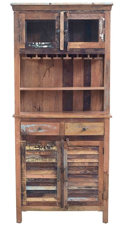 Kaiser Reclaimed Wood Bar Cabinet