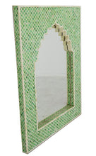 Load image into Gallery viewer, Sian_Bone Inlay Arch Mirror_90 x 110 cm
