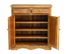 Load image into Gallery viewer, Madelyn Hand Carved Wooden Shoe Rack_Shoe Cabinet
