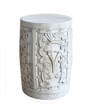 Load image into Gallery viewer, Palmer Hand Carved Solid Wooden Stool_Side Table
