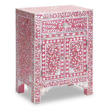 Load image into Gallery viewer, Bella Mother of Pearl Bed Side Table
