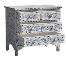 Load image into Gallery viewer, Sara _Bone Inlay Chest of Drawer_Bone Chest with 4 Drawers

