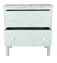 Load image into Gallery viewer, Ales_ Bone Inlay Chest of Drawer_Dresser_ 90 cm Length
