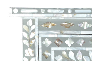 Pavel _ Mother of Pearl 3 Drawer Bed side Table