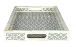 Terry_Bone Inlay Tray with Shell Pattern_ 53 x 30 cm
