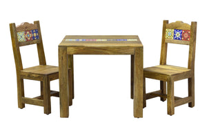 Chalotra_Kids Table & 2 Chairs_Kids Furniture (Set of 3)