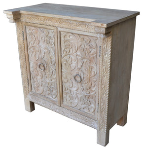 Ciri_Wooden 2 Door Cabinet_Chest of Drawer_Dresser_Cabinet_ 90 cm Length