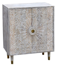 Load image into Gallery viewer, Farren _Hand Carved Solid Wood Chest_ 80 cm Length
