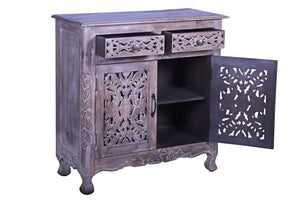 Ryker Hand Carved Solid Wood Chest_ 90 cm Length