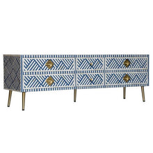 Load image into Gallery viewer, Bedella_Bone Inlay  6 Drawer TV Unit_TV Console
