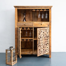 Load image into Gallery viewer, Margo Hand Carved Bar Counter_Bar Cabinet

