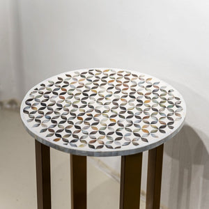 Ivan_MOP Inlay Stool_End Table_Accent Table
