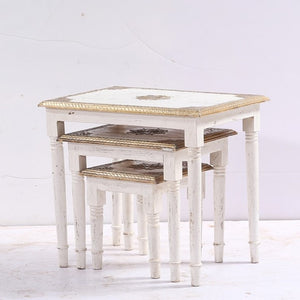 Brylee Solid Wood Nesting Table Set of 3