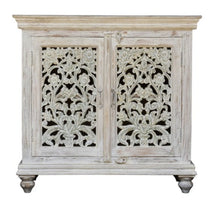 Load image into Gallery viewer, Logan_Solid Indian Wood 2 Door Cupboard_Chest_Cabinet_ 90 cm Length
