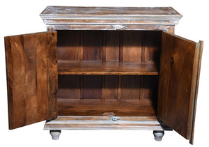 Read_Wooden 2 Door Cabinet_Chest of Drawer_Dresser_ 90 cm Length
