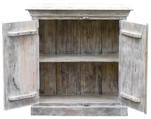 Russel Solid Wood 2 Door Cupboard_Chest_Cabinet_ 98 cm Length