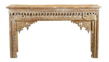 Load image into Gallery viewer, Jass Solid Indian Wood Carved Console Table_150 cm
