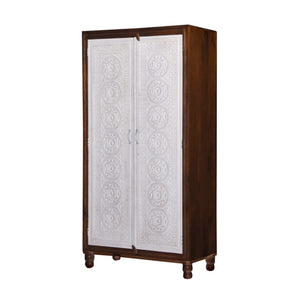 Jensen_Hand Carved_Solid Wood Almirah_Display Unit_Cupboard_height 180 cm