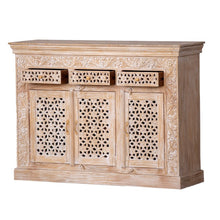 Load image into Gallery viewer, Shiva_ Hand Carved Wooden Sideboard_Buffet_Cabinet

