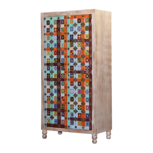 Cages_Solid Wood Almirah_Wooden Almirah_Cupboard_Height 180 cm