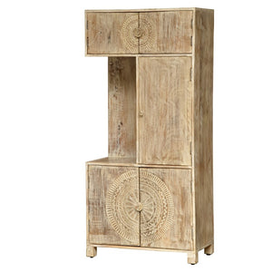 Cruise_Solid Indian Wood Bed Side Cabinet