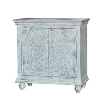 Load image into Gallery viewer, Tara Solid Indian Wood 2 Door Cupboard_Chest_Cabinet_ 90 cm Length
