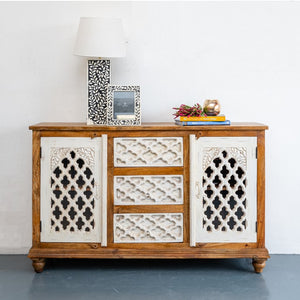 Emory Wooden Sideboard_Buffet_Chest with 2 Doors & 3 Drawers_Cabinet