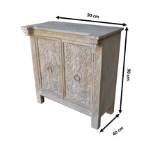 Load image into Gallery viewer, Ciri_Wooden 2 Door Cabinet_Chest of Drawer_Dresser_Cabinet_ 90 cm Length
