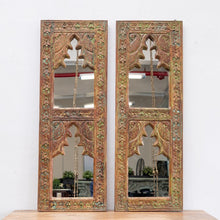 Load image into Gallery viewer, Rama Hand Carved Jharokha Mirror Set of 2
