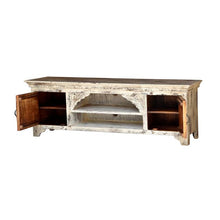 Load image into Gallery viewer, Morton Hand Carved Tile Media Cabinet_TV Console_TV Cabinet
