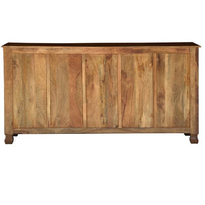 Hubi_Hand Carved Solid Wood Sidebaord_Buffet_Wooden Sideboard