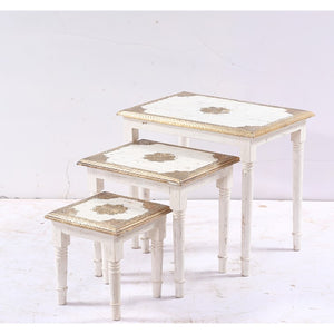 Brylee Solid Wood Nesting Table Set of 3