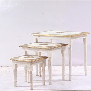 Brylee Solid Wood Nesting Table Set of 3