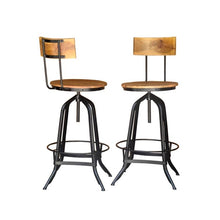 Load image into Gallery viewer, Rock Wooden Bar _Bar Chair__Barrel Bar Table Set of 3
