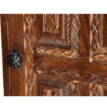 Load image into Gallery viewer, Lena_Hand Carved Solid Indian Wood Shoe Cabinet_Shoe Rack_Shoe Storage Case
